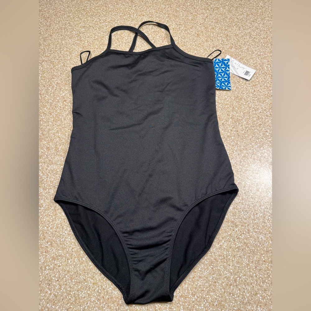 Old Navy Black Women's One Piece Swimsuit